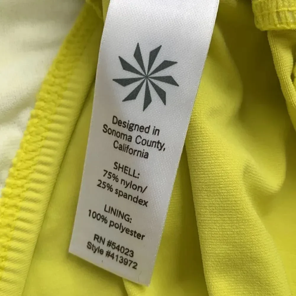 Athleta Swimdress Swimsuit Swimwear Bathing Suit YELLOW RARE! 🔥